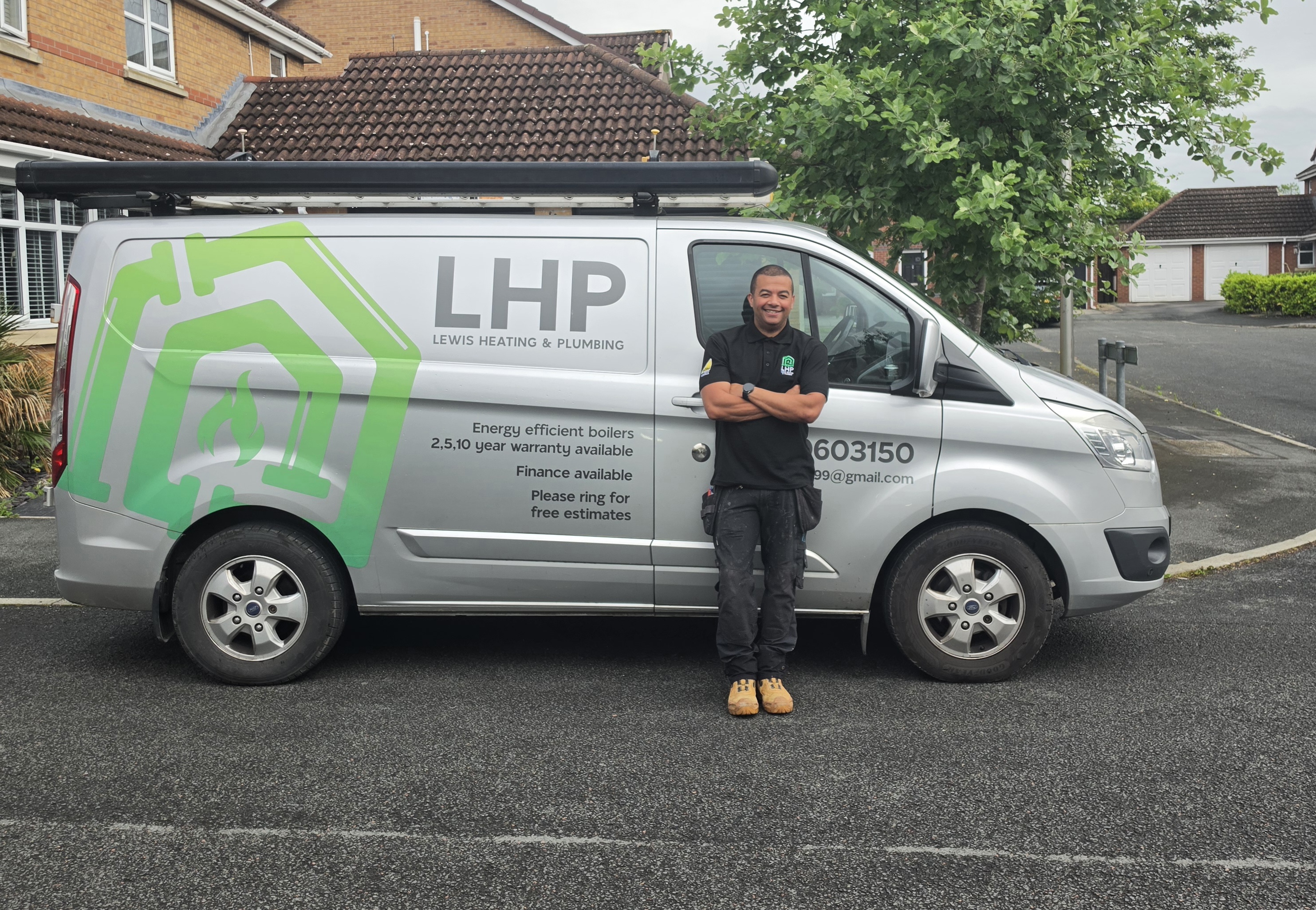 Stefan Lewis, Lewis Heating and Plumbing Ltd engineer, Hindley Green Wigan